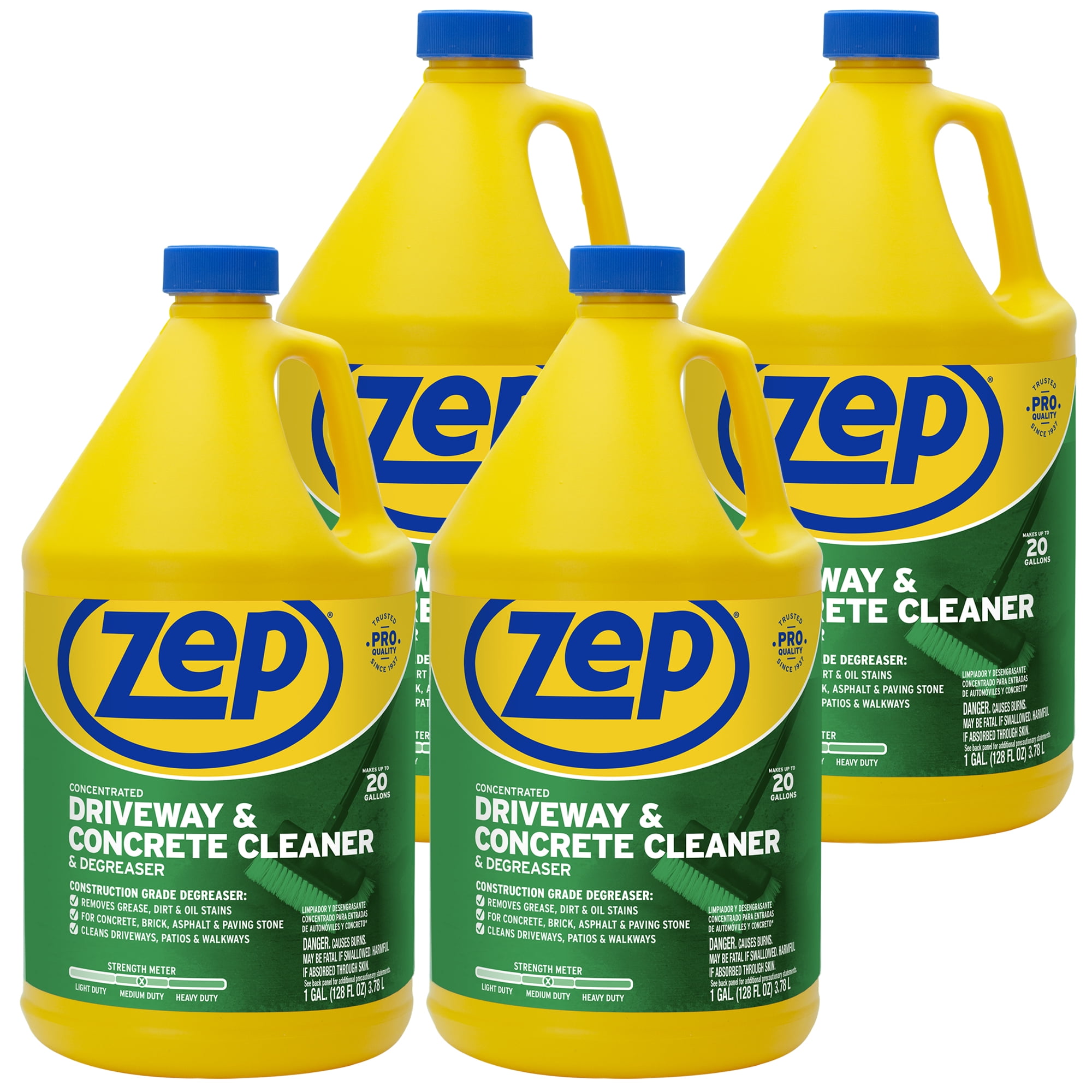 Zep All-Purpose Cleaner With Vinegar - 1 Gallon (Case of 4) R48410 - Gentle  for Everyday Use