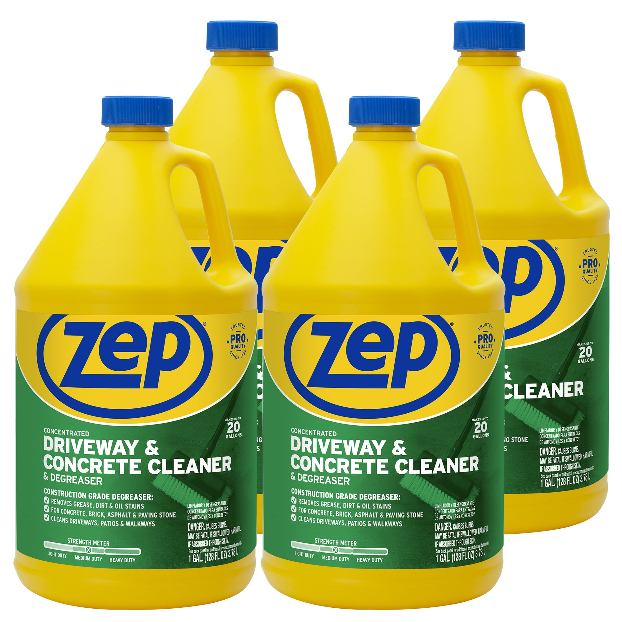Zep, Concrete Paver Cleaner, ZUCON128, 1 Gallon (Case of 4