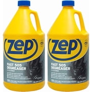Zep Fast 505 Degreaser & Cleaner - 128 oz. Case of 2 ZU5051282 - Removes Oils, Grease & Dirt on Tools, Grills, Decks, Plastic