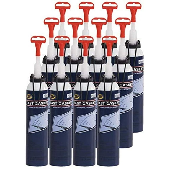 Zep Fast Gasket Clear - 7 oz (Case of 12) 143001 - Clear Silicone Rubber bonding and Sealing Compound
