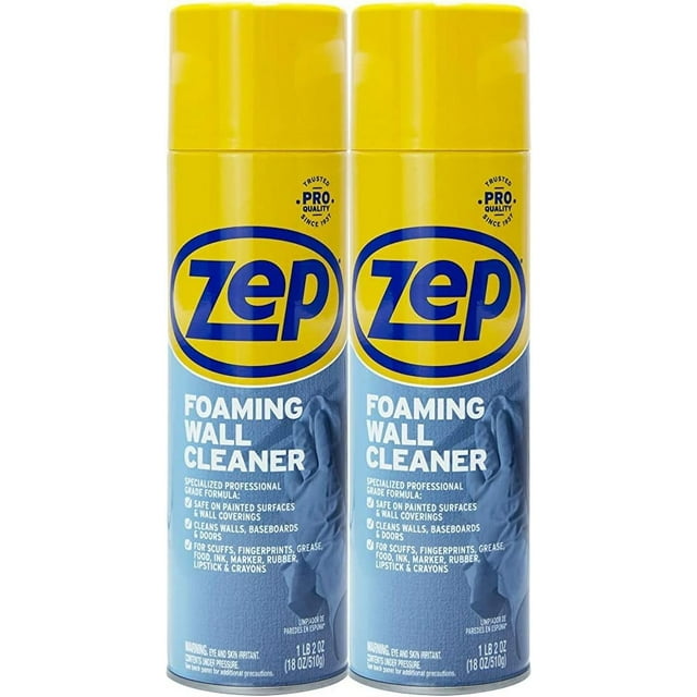 Zep Foaming Wall Cleaner 18 Ounce (Case of 2) ZUFWC18 Removes