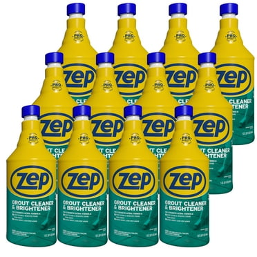 Zep Grout Cleaner and Brightener - 32 oz (Case of 12) ZU104632 - Make Grout Look New Again, Just Like Magic