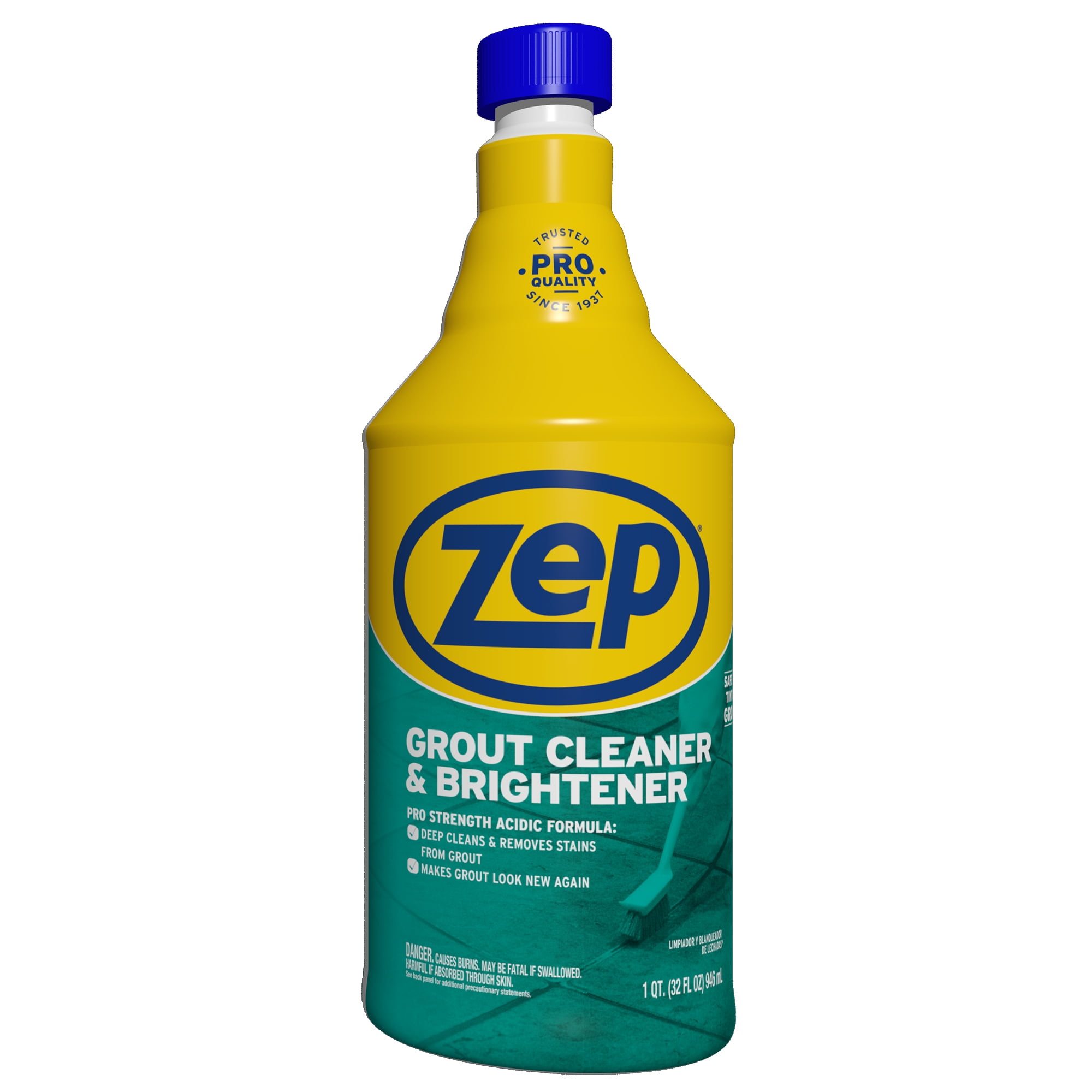 Shop Zep Grout Cleaning Kit with Zep Grout Cleaner and Rubbermaid Cordless Cleaning  Brush (Brush, Cleaner, Spray Bottle, and 50pk Mircofiber Cloth) at
