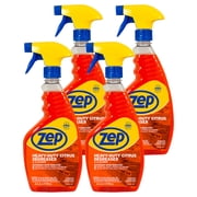 Zep Heavy-Duty Citrus Cleaner Spray Bottle 24 Fl oz Pack of 4