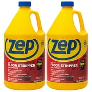 Zep Heavy-Duty Floor Stripper Concentrate – 1 Gallon (Case of 2) ECZULFFS1282 – Low-Foaming Formula Removes Finish, Polish, and Heavy Buildup on Flooring