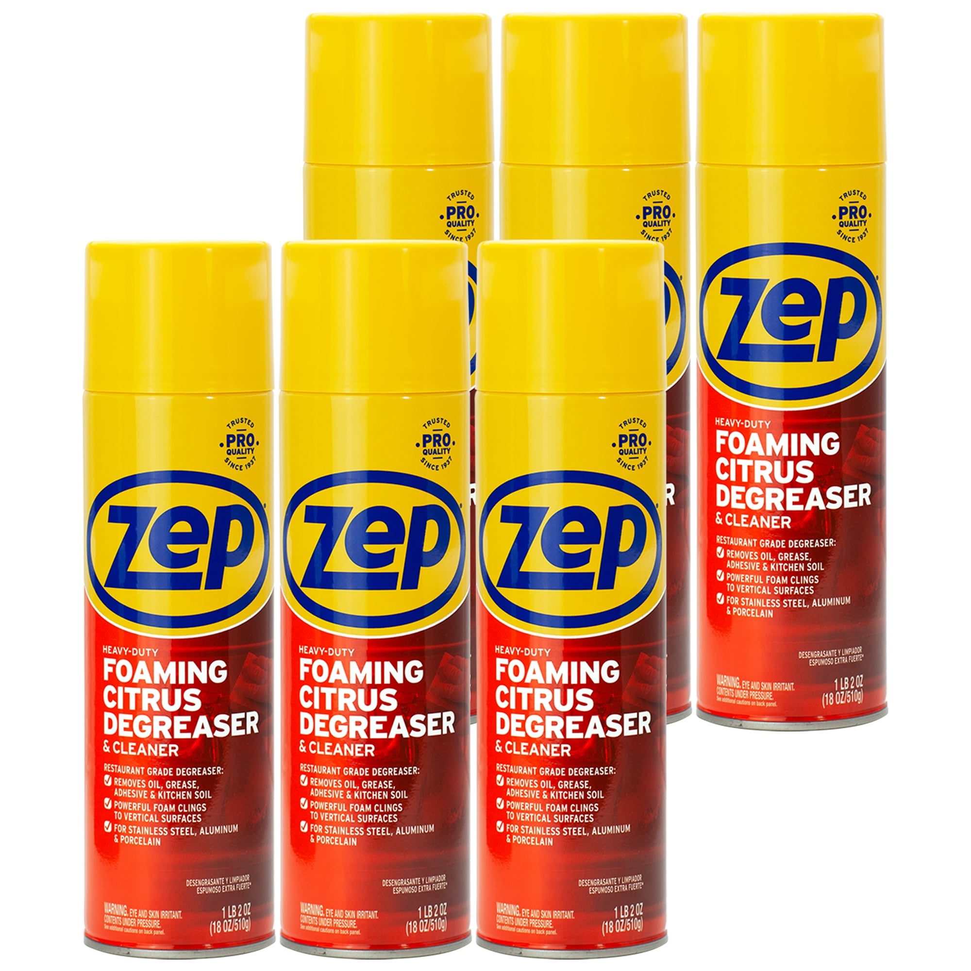 GrapeSeed　Unit18 ZEP - Cleaner & Degreaser: 1 qt, Trigger Spray Bottle, | MSC