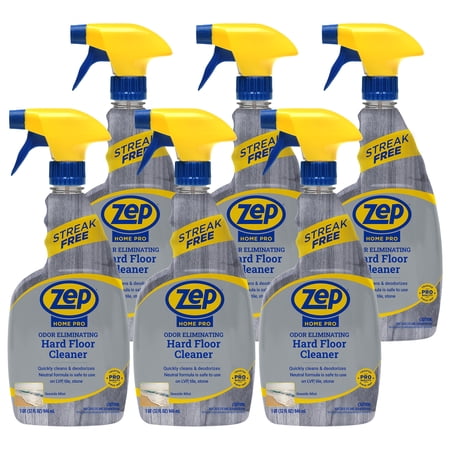 Zep Home Pro Odor Eliminating Hard Floor Cleaner 32oz (Pack of 6) R61206 - Remove dirt, odors, and grime from hardfloors with our quick-drying and streak-free formula