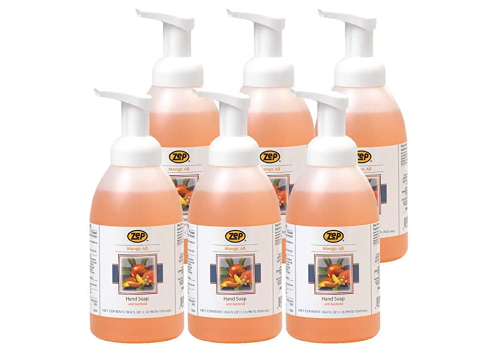 Zep Industrial Antibacterial Hand Soap - 1 Gallon (Case of 4) R46124 - Mild  Formula, Removes Dirt and Soils From Hands