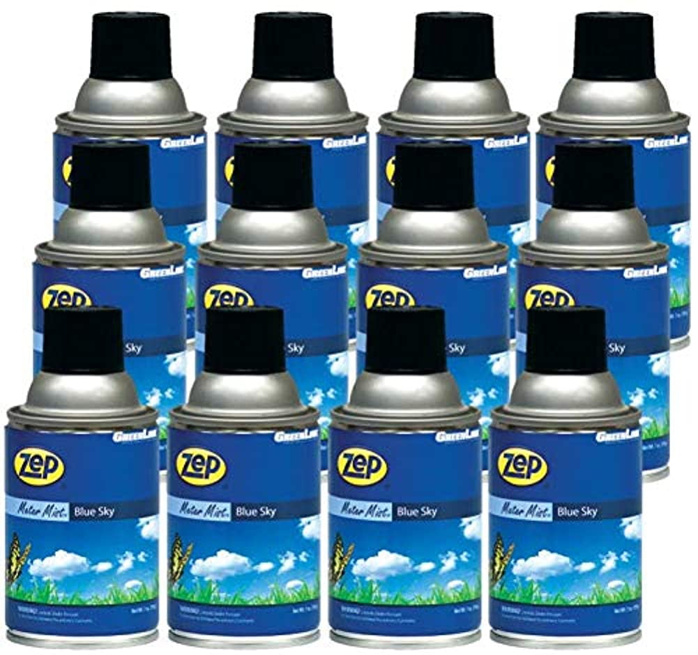 Zep Blue Sky Aerosol Spray Dispenser Refill Odor Neutralizer & Room