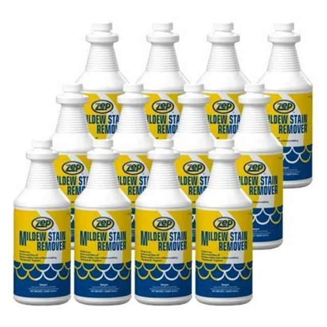 Zep Mildew Stain Remover 1 Quart 147201 (Case of 12) Fresh ScentThis