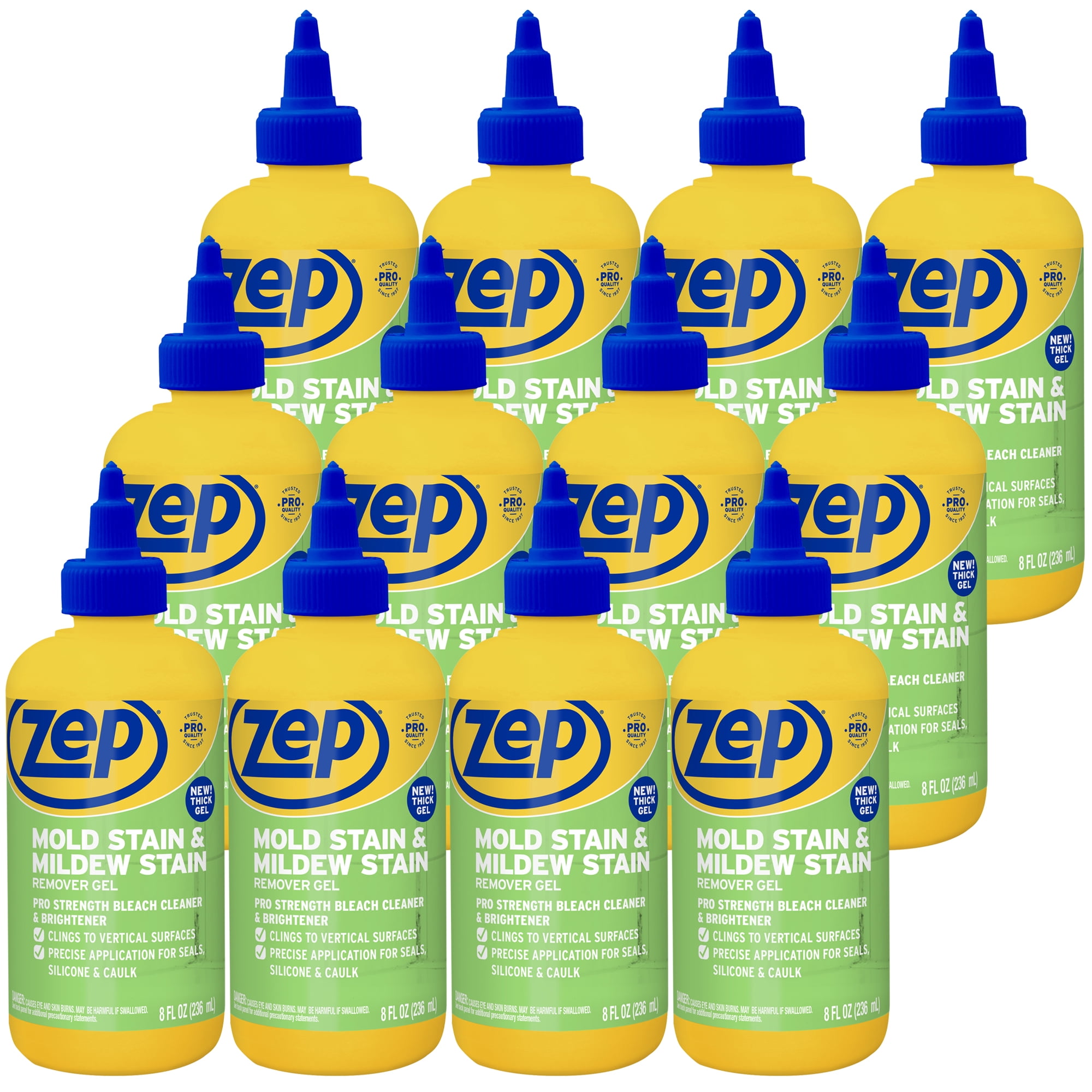Zep Mold Stain & Mildew Stain Remover Gel - 8oz