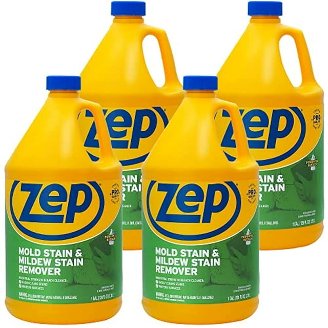 Zep Mold Stain and Mildew Stain Remover 1 Gallon (Case of 4