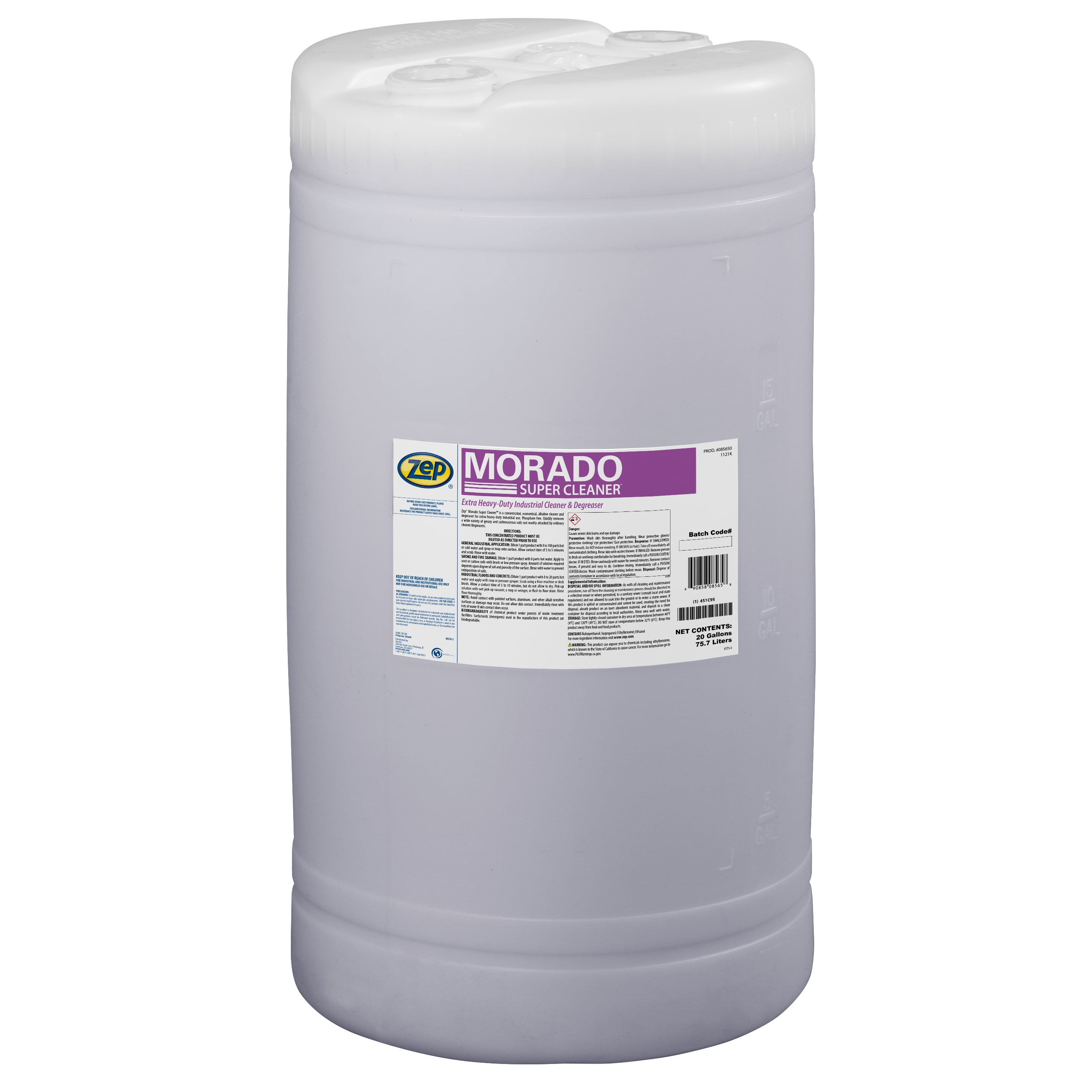 Zep Morado Purple Concentrated Super Cleaner - 20 Gallon (1 Unit
