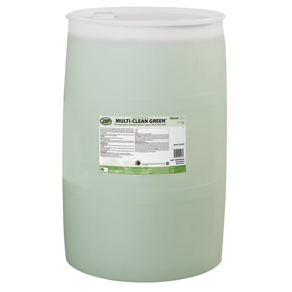 Zep Multi-Clean Green Degreaser - 55 Gal (Each) - 124986 - Multi-Purpose Degreaser, Biodegradable Surfactants, GreenLink