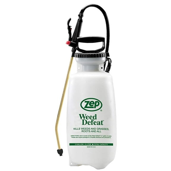 Zep Weed Defeat Sprayer 2-Gallon 781101 (1 Unit) Rust Proof and Dent Proof Industrial Strength, White