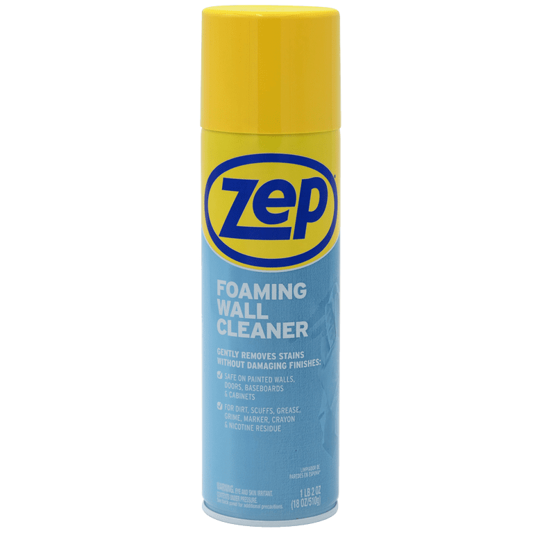 Zep No Scent Wall Cleaner Foam 18 oz, Safe for Painted Surfaces
