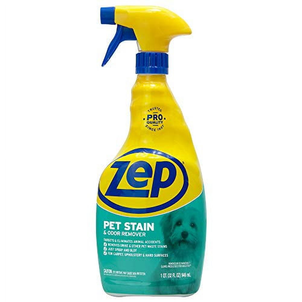 Zep 32 oz Clear Pet Stain and Odor Remover Spray
