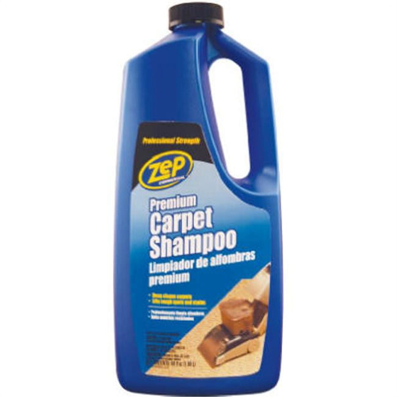 Zep Pleasant Scent Carpet Shampoo 64 oz Liquid Concentrated 