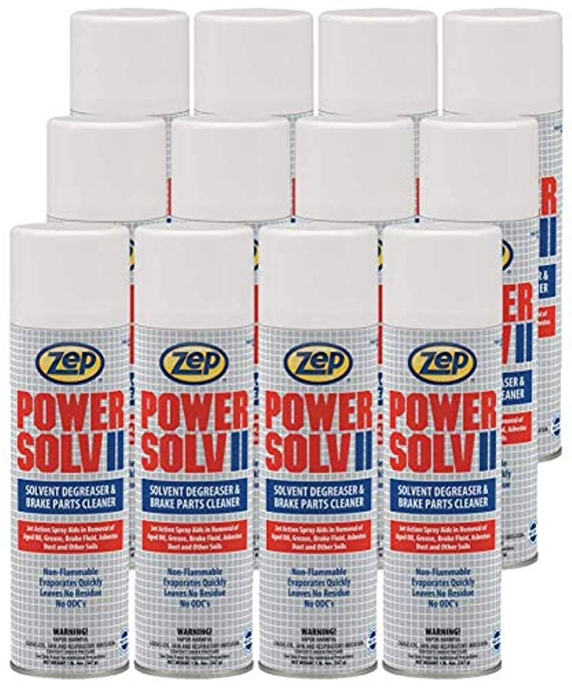 Zep Power Solv II HeavyDuty Solvent Degreaser 20 Ounce 20301 (Case of