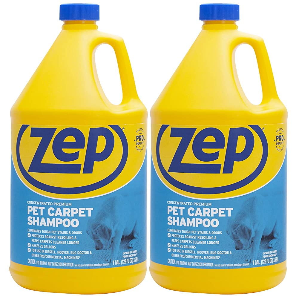 Zep Premium Pet Carpet Shampoo 1 Gallon (Case of 2) ZUPPC128
