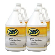 Zep Professional Z-Tread Neautral Floor Cleaner - 1 Gal Case of 4 - 1040452 - Ideal for Most Finishhed Floors, Residue-Free, Low Foam, Neutral pH Formulation to Get Your Floors Cleaner Than Before