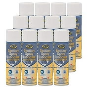 Zep Sanitary Spray Lubricant for Food Industry - 15 oz (Case of 12) 24601 - Lubricates, Protects and Repels Water