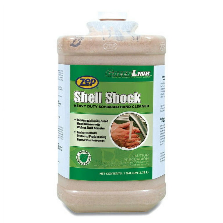Shell Shock Heavy Duty Soy-Based Hand Cleaner, Cinnamon, 1 gal Bottle, 4/Carton Shell Shock Heavy Duty Soy-Based Hand Cleaner, Cinnamon, 1 gal Bottle, 4/Carton