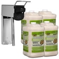 thumbnail image 1 of Zep Shell Shock Walnut-Based Pro Hand Cleaner and Zep D-4000 Hand Soap Dispenser - 1 Gal (Case of 4) - 318524 - Biodegradable Soy and Walnut-Based Formula, 1 of 8