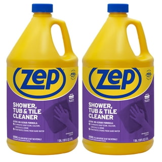 Zep Foaming Shower Tub and Tile Cleaner - 32 Ounce (Case of 2) ZUPFTT32 -  No Scrub Formula, Breaks up Tough Buildup on Contact
