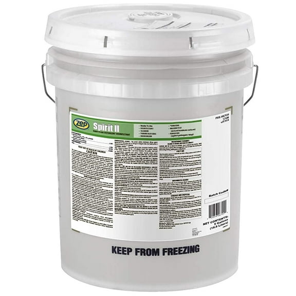 Zep Spirit II Detergent Disinfectant - 5 Gallon (Each) 67939 - Ready-To-Use