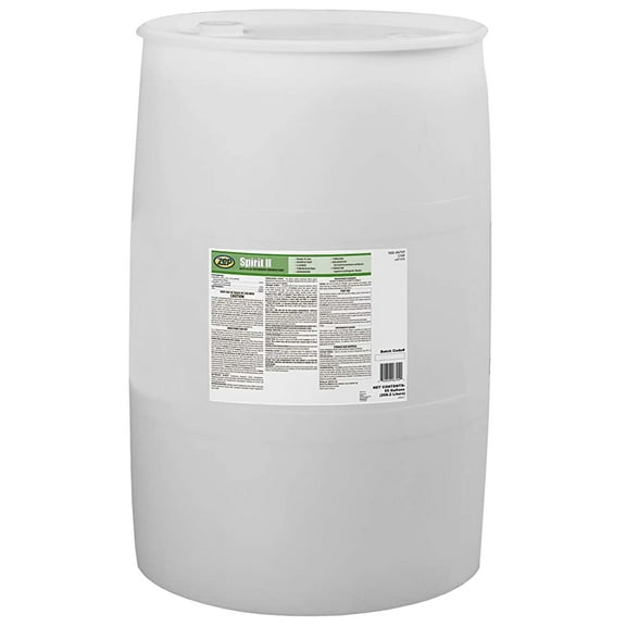 Zep Spirit II Disinfectant, Germicidal Cleaner and Deodorant - 55 Gallon (1 Large Drum) 67986 - (Business ONLY, Delivered VIA Truck)