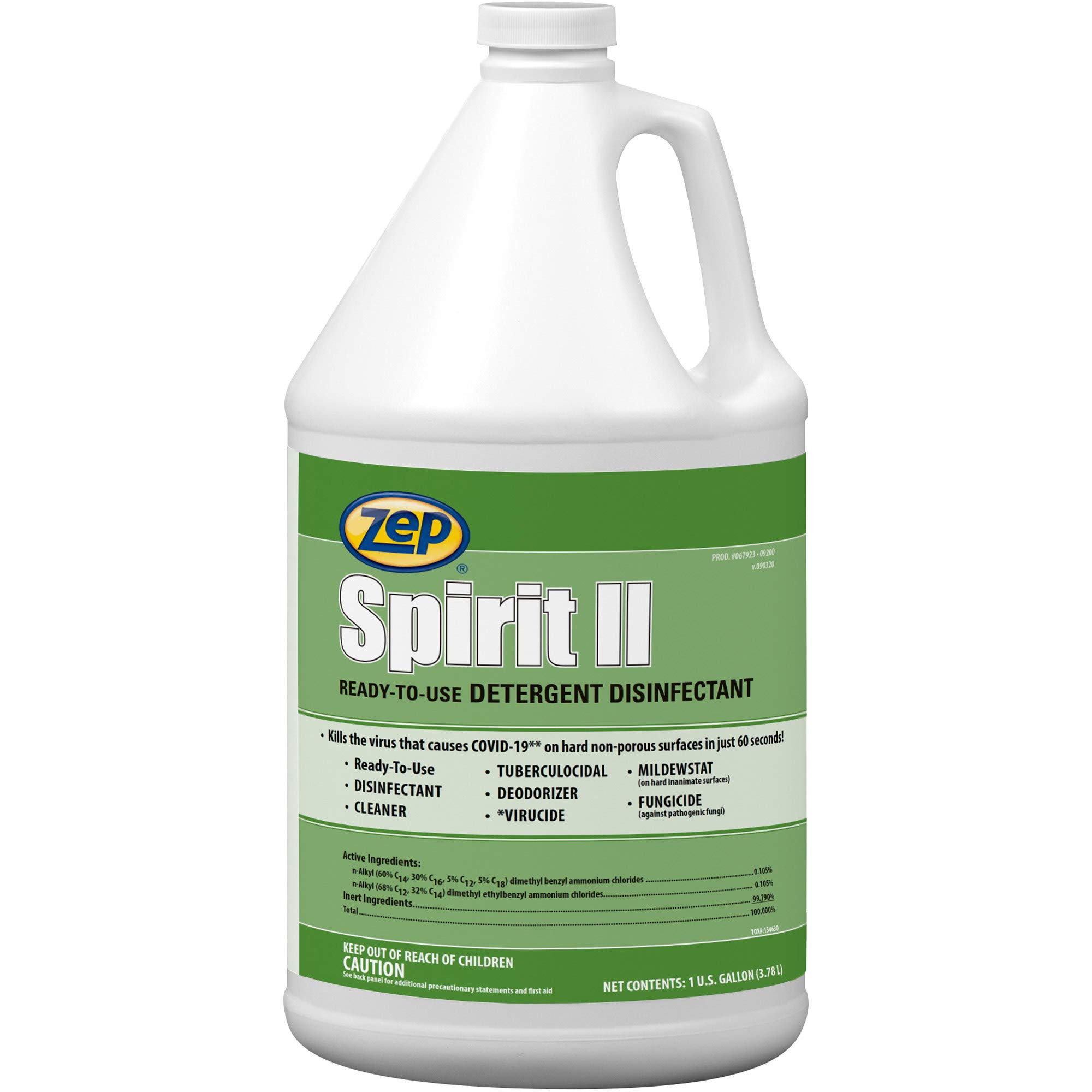 Zep Spirit Ii Detergent Disinfectant (67923)