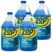 Zep Streak-Free Glass Cleaner - 1 Gallon (Case of 4) ZU1120128 - Eliminates Dirt, Fingerprints, and Grime