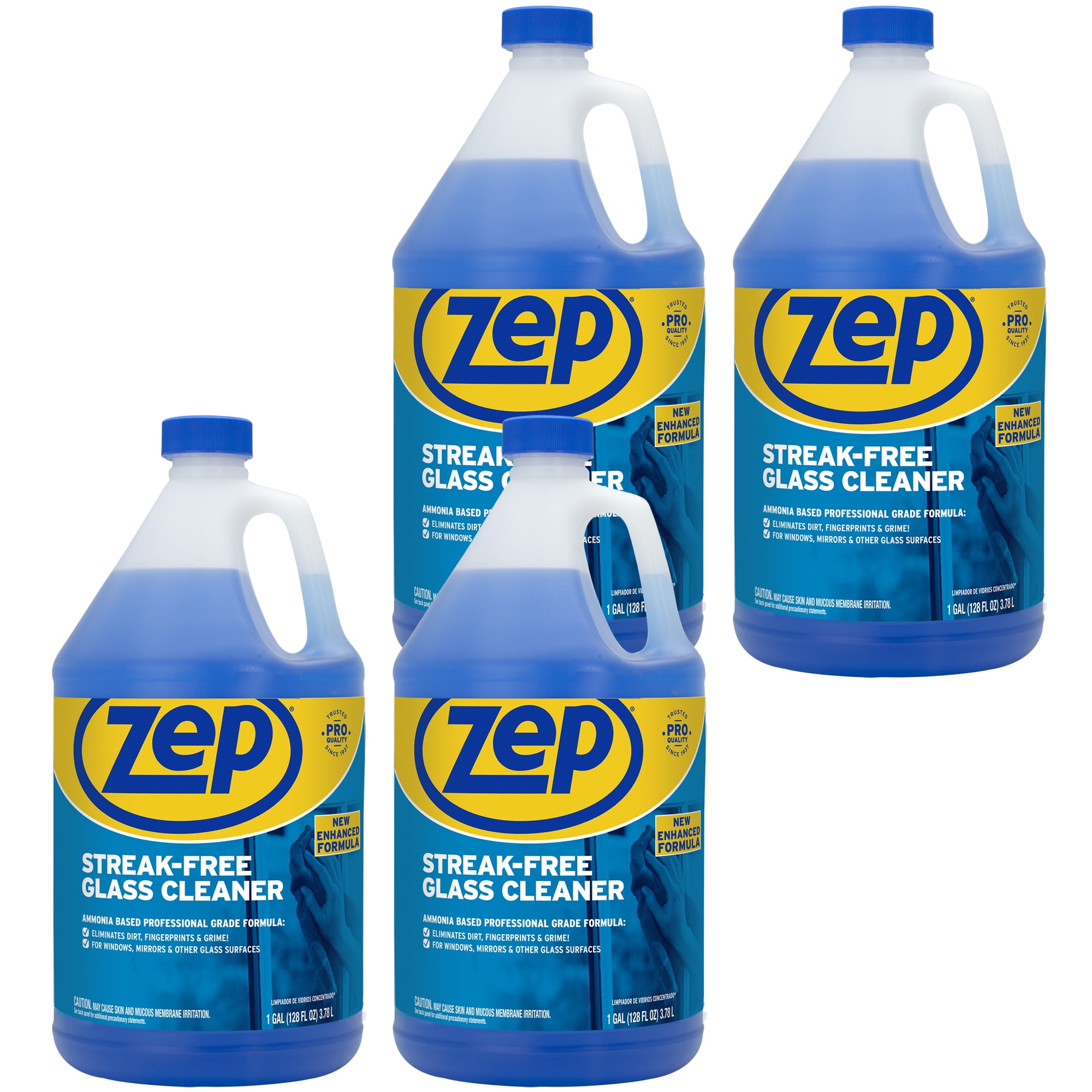 Zep StreakFree Glass Cleaner 1 Gallon (Case of 4) ZU1120128 Pro