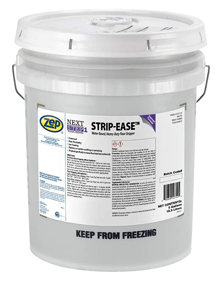 Zep Strip Ease Heavy Duty Floor Stripper 5 Gallon (Case of 1