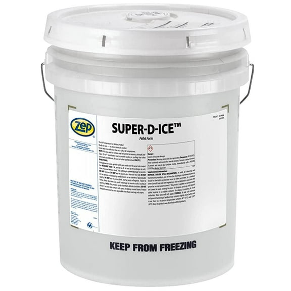 Zep Super Ice Melt All-Temperature Ice Melt - 1 Pail (149433) -  Works Quickly and Effectively in Dissolving Packed Snow