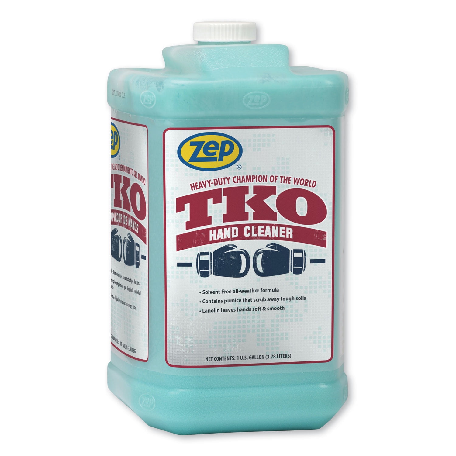 Zep® TKO Hand Cleaner Refill, Lemon Lime Scent, 1 gal, 4/Carton
