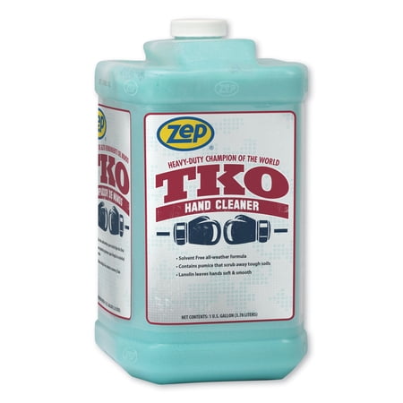 Zep® TKO Hand Cleaner Refill, Lemon Lime Scent, 1 gal, 4/Carton