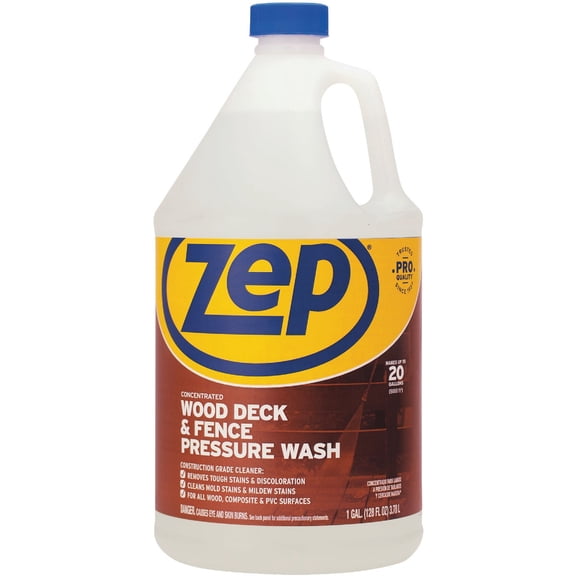 Zep Wood Deck & Fence Pressure Wash Concentrate, 1 Gallon