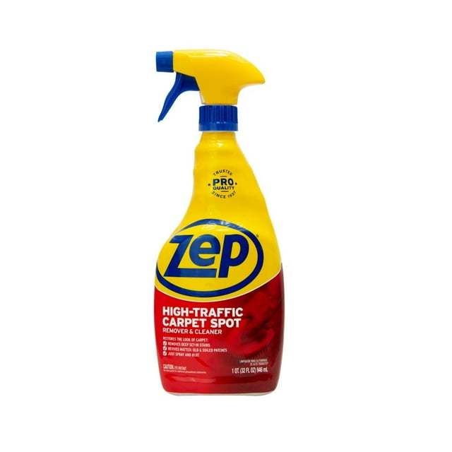 Zep ZUHTC32 Commercial HighTraffic Carpet Cleaner, 32 Oz, Each