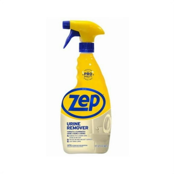 Zep Urine Remover, 32 fl oz - ZUURMV32 - Professional Strength Stain and Odor Eliminator for Hard and Soft Surfaces