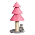 thumbnail image 1 of ZephyPaws 32in Christmas Tree Cat Scratching Post,Natural Sisal Rope Cat Tower to Satisfy Cats’ Claw Instincts,Christmas Decor Sisal Rope Cat Toys for Kitty and Adult Cats,Pink, 1 of 8