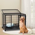 thumbnail image 1 of ZephyPaws 36 Inch Heavy Duty Dog Cage for Large Dog,Escape-Proof Kennel Crate,Pet Playpen with Wheel, 1 of 6