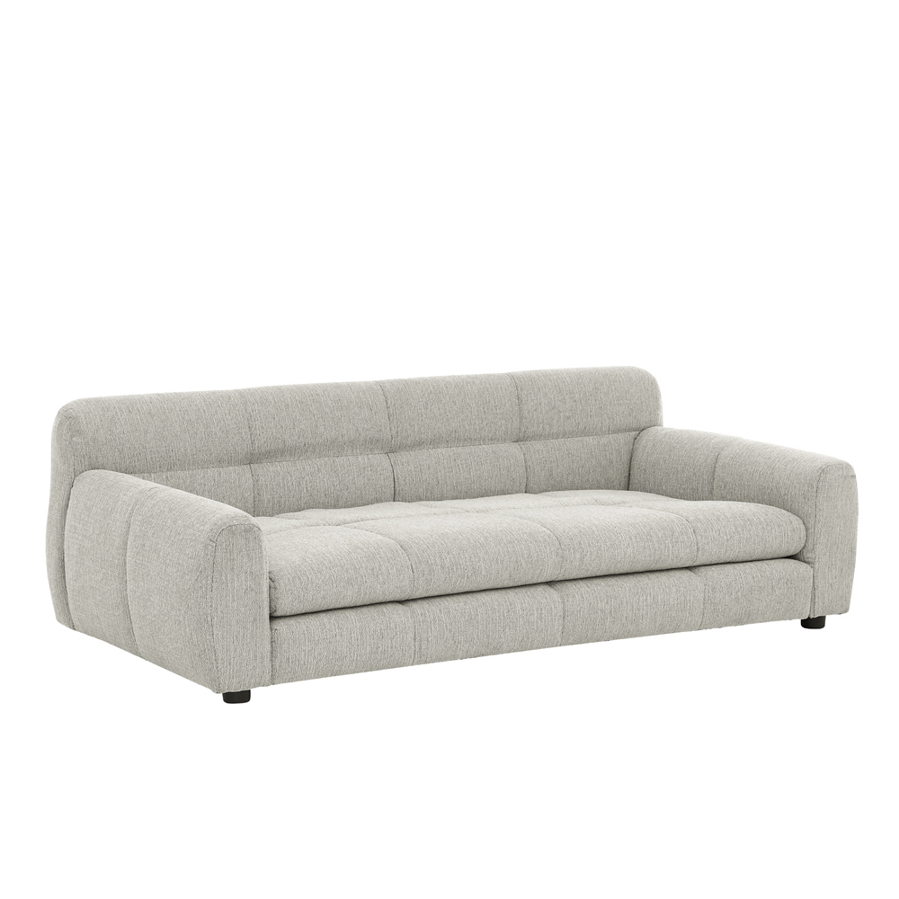 ZephyPaws 51" Large Dog Sofa Bed with Supportive Armrests and Backrest, Breathable Linen Fabric and Stable Low-Leg Design, Beige