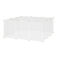 thumbnail image 1 of ZephyPaws Pet Playpen,12 Panels 18 inch Portable Plastic Small Animal Play Pen,Fance Panels for Yard,White, 1 of 7