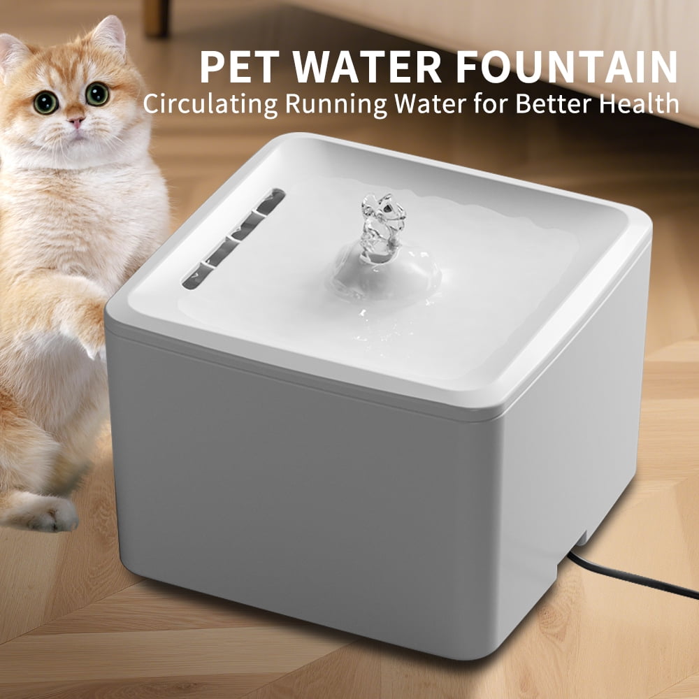 ZephyPaws Pet Water Dispenser,3800ML Silent Circulating Water Fountain for Cats and Dogs,Multi-Layer Filtration System,Ultra-Quiet Pump, USB Power Supply,Automatic Drinking Waterer for Indoor Pets