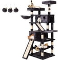 Cat Tree Tower ,Cat Play House And Rest Place, Black U2013 GRANDMA SHARK