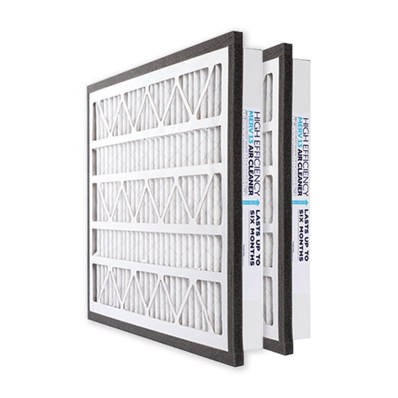 Zephyr 16x25x3 VGF Merv 13 Media Air Cleaner Replacement Filter for Return Air Grilles. 2 Pack