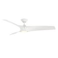 thumbnail image 1 of Zephyr 52" Matte White Integrated LED Smart Ceiling Fan with Remote Control, 1 of 5