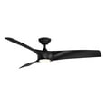 thumbnail image 1 of Zephyr 62" Matte Black Dimmable LED Smart Ceiling Fan with Remote Control, 1 of 4